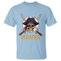 Pirates Baseball T Shirt Skeleton Sport Lover Gift - Wonder Print Shop