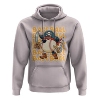 Funny Pirate Baseball Hoodie Sport Lover Gift - Wonder Print Shop