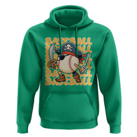Funny Pirate Baseball Hoodie Sport Lover Gift - Wonder Print Shop