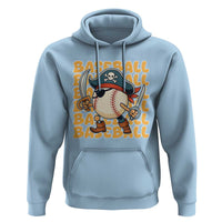 Funny Pirate Baseball Hoodie Sport Lover Gift - Wonder Print Shop