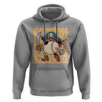Funny Pirate Baseball Hoodie Sport Lover Gift - Wonder Print Shop