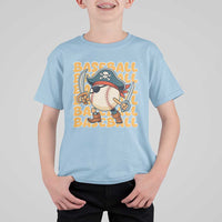 Funny Pirate Baseball T Shirt For Kid Sport Lover Gift - Wonder Print Shop