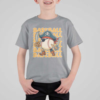Funny Pirate Baseball T Shirt For Kid Sport Lover Gift - Wonder Print Shop