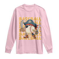 Funny Pirate Baseball Long Sleeve Shirt Sport Lover Gift - Wonder Print Shop