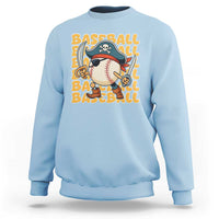 Funny Pirate Baseball Sweatshirt Sport Lover Gift - Wonder Print Shop