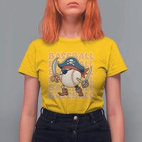 Funny Pirate Baseball T Shirt For Women Sport Lover Gift - Wonder Print Shop