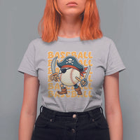 Funny Pirate Baseball T Shirt For Women Sport Lover Gift - Wonder Print Shop