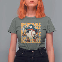 Funny Pirate Baseball T Shirt For Women Sport Lover Gift - Wonder Print Shop