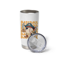 Funny Pirate Baseball Tumbler Cup Sport Lover Gift