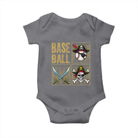 Funny Pirate Skeleton Baseball Baby Onesie Sports Lover Gifts - Wonder Print Shop