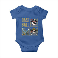 Funny Pirate Skeleton Baseball Baby Onesie Sports Lover Gifts - Wonder Print Shop