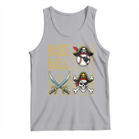 Funny Pirate Skeleton Baseball Tank Top Sports Lover Gifts - Wonder Print Shop