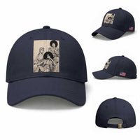 Vintage 70s Afro Queen Black Girl Pride Fashion Baseball Cap