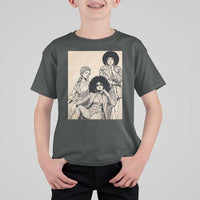 Vintage 70s Afro Queen Black Girl Pride Fashion T Shirt For Kid