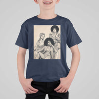 Vintage 70s Afro Queen Black Girl Pride Fashion T Shirt For Kid