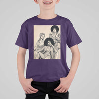Vintage 70s Afro Queen Black Girl Pride Fashion T Shirt For Kid