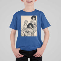 Vintage 70s Afro Queen Black Girl Pride Fashion T Shirt For Kid