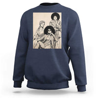 Vintage 70s Afro Queen Black Girl Pride Fashion Sweatshirt