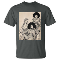 Vintage 70s Afro Queen Black Girl Pride Fashion T Shirt