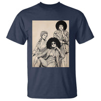 Vintage 70s Afro Queen Black Girl Pride Fashion T Shirt