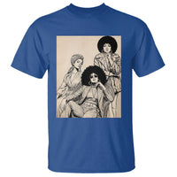 Vintage 70s Afro Queen Black Girl Pride Fashion T Shirt