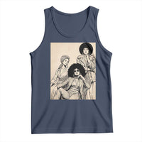 Vintage 70s Afro Queen Black Girl Pride Fashion Tank Top