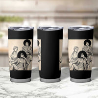 Vintage 70s Afro Queen Black Girl Pride Fashion Tumbler Cup