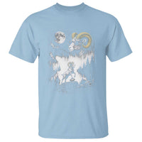 Cool Ram Wearing Sunglasses Moon Nature Vintage Graphic T Shirt
