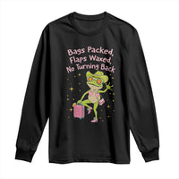 Funny Girls Trip Frog Long Sleeve Shirt Bags Packed Flaps Waxed - Wonder Print Shop
