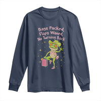 Funny Girls Trip Frog Long Sleeve Shirt Bags Packed Flaps Waxed - Wonder Print Shop
