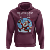 Funny Christmas Drinking Hoodie Are you Drunk Santa - Wonder Print Shop