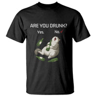 Cat Lover Humor T Shirt Are You Drunk Funny Beer Gift - Wonder Print Shop