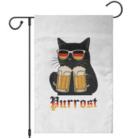 Oktoberfest Prost Cat Drinking Garden Flag Funny Purrost German Beer Gift - Wonder Print Shop