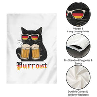 Oktoberfest Prost Cat Drinking Garden Flag Funny Purrost German Beer Gift - Wonder Print Shop