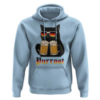 Oktoberfest Prost Cat Drinking Hoodie Funny Purrost German Beer Gift - Wonder Print Shop