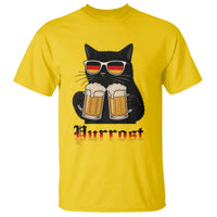 Oktoberfest Prost Cat Drinking T Shirt Funny Purrost German Beer Gift - Wonder Print Shop