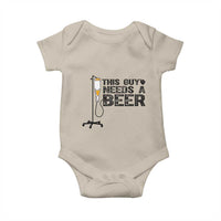 Funny Drinking Lover Baby Onesie This Guy Needs A Beer - Wonder Print Shop
