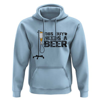 Funny Drinking Lover Hoodie This Guy Needs A Beer - Wonder Print Shop