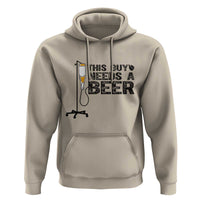 Funny Drinking Lover Hoodie This Guy Needs A Beer - Wonder Print Shop