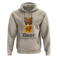 Funny Drinking Lover Hoodie Bear In Beer Glass - Wonder Print Shop