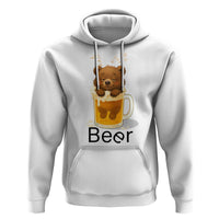 Funny Drinking Lover Hoodie Bear In Beer Glass - Wonder Print Shop