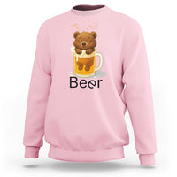 Funny Drinking Lover Sweatshirt Bear In Beer Glass - Wonder Print Shop