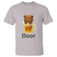Funny Drinking Lover T Shirt Bear In Beer Glass - Wonder Print Shop