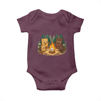 Funny Smores Camping Baby Onesie Marshmallow Chocolate Fire - Wonder Print Shop