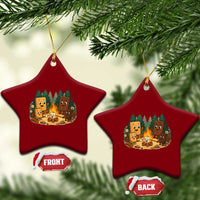 Funny Smores Camping Ceramic Ornament Marshmallow Chocolate Fire - Wonder Print Shop