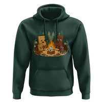 Funny Smores Camping Hoodie Marshmallow Chocolate Fire - Wonder Print Shop
