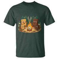 Funny Smores Camping T Shirt Marshmallow Chocolate Fire - Wonder Print Shop