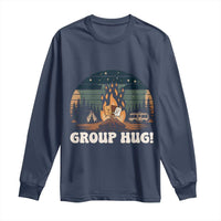 Funny Smores Camping Long Sleeve Shirt Group Hug - Wonder Print Shop