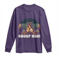 Funny Smores Camping Long Sleeve Shirt Group Hug - Wonder Print Shop