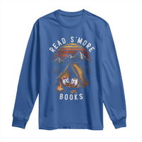 Book Lover Gift Long Sleeve Shirt Read Smore Books Camping Humor - Wonder Print Shop